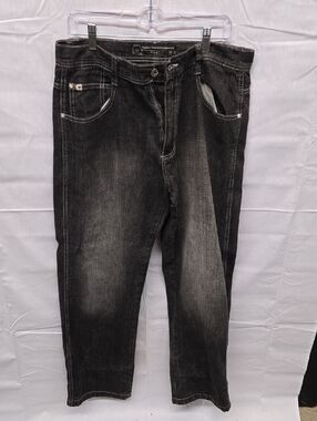 VINTAGE Y2K Southpole 4180 Jeans Men 34 Black Faded Grunge Brown Tag Denim 34x30